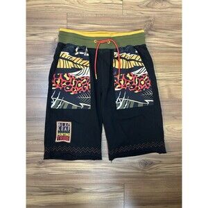 Black Leaf Hunting Tribe Graphic Shorts Men’s Medium Streetwear